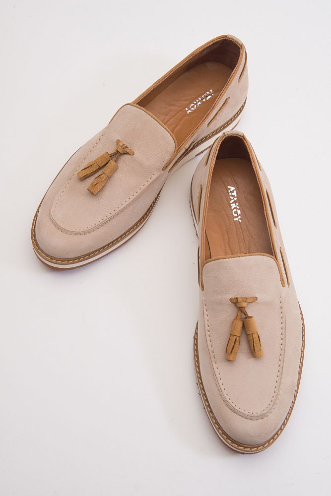 erkek-deri-loafer-ayakkabi-BEJ NUBUK TABA-GLR2328162-0053583_0